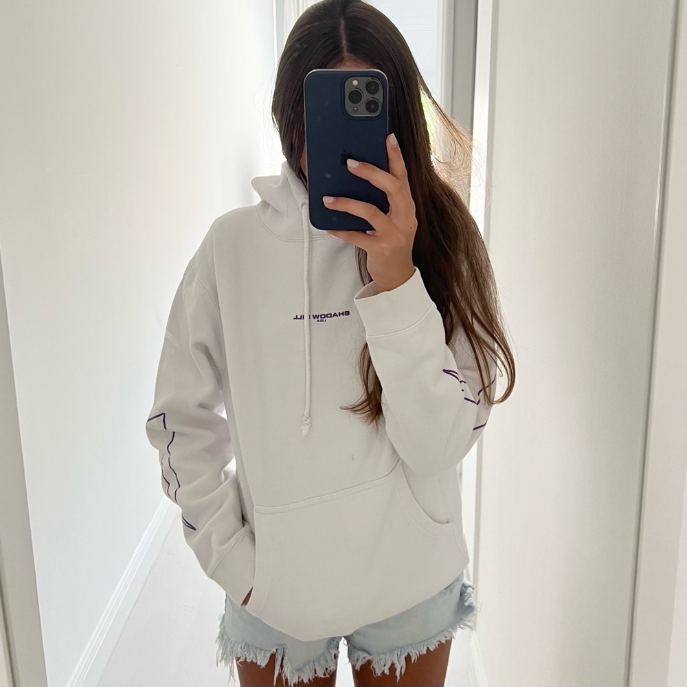 Shadow Hill Purple and White Hoodie